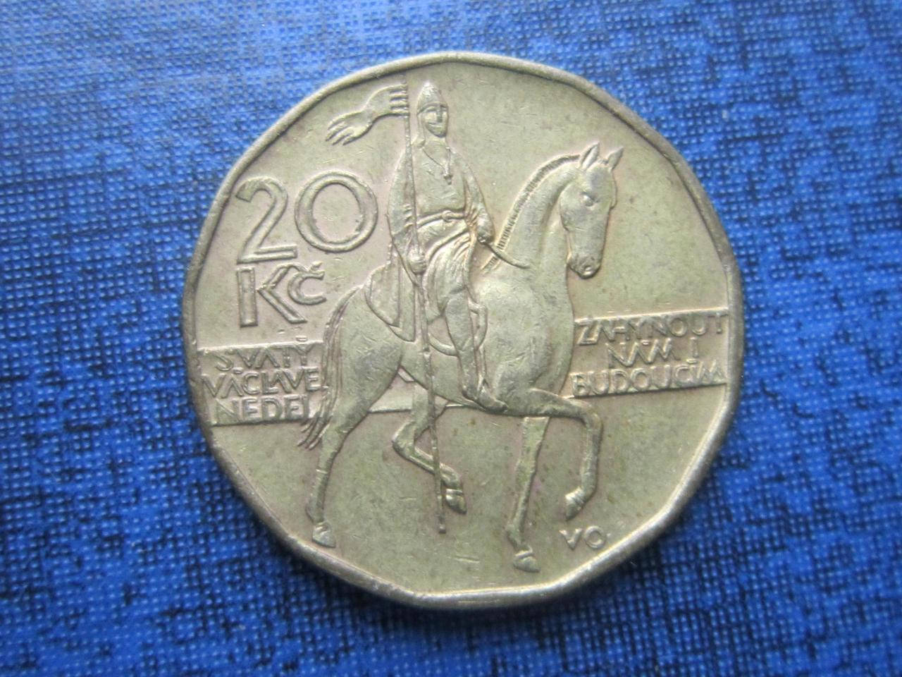 

Монета 20 крон Чехия 1999