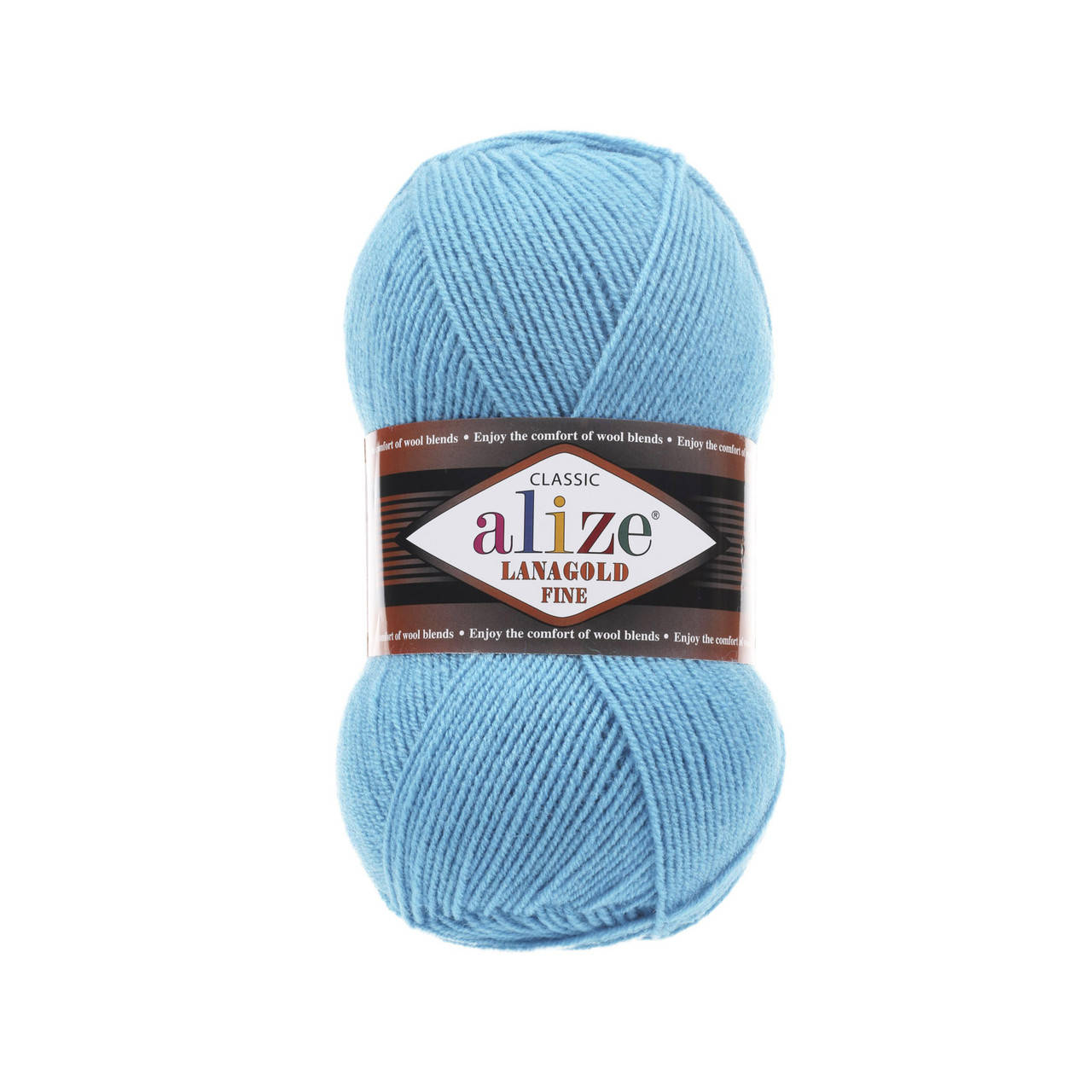 

287 Пряжа Alize Lanagold Fine бирюза