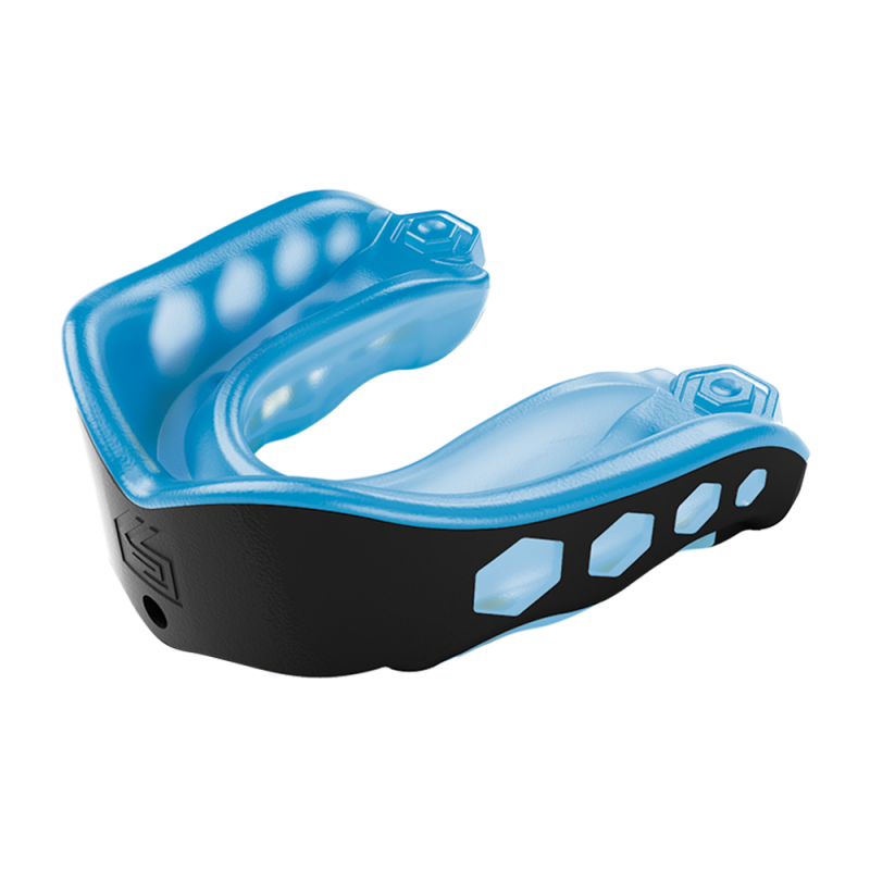 

Капа для бокса односторонняя черно-синяя SHOCK DOCTOR Gel Max