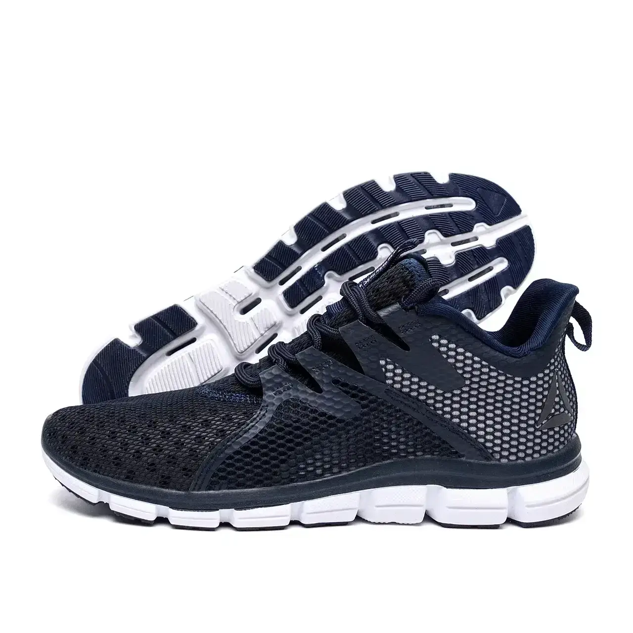 

Мужские кроссовки летние синие сетка Reebok 42, Синий