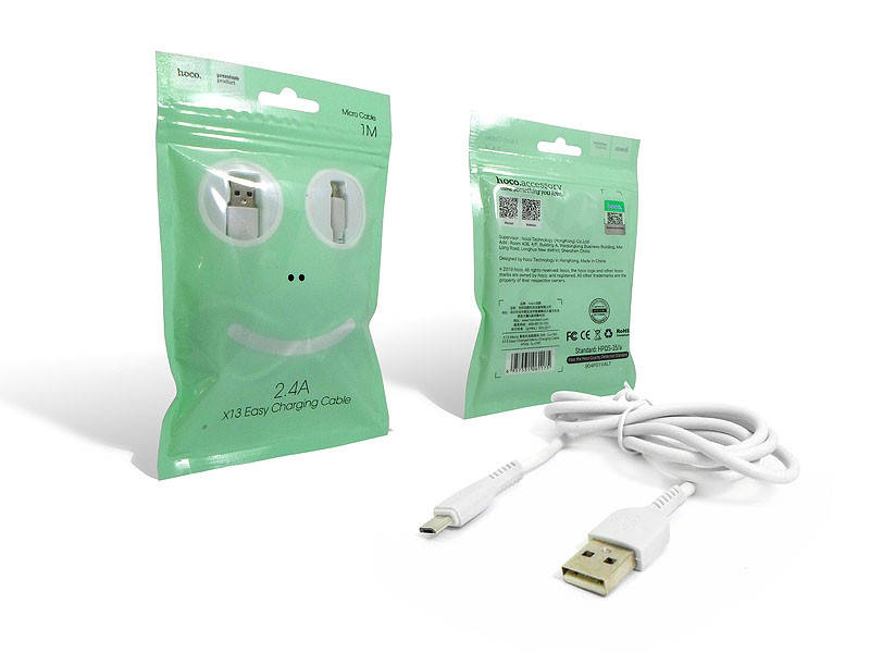 

Кабель USB - micro USB 1,0м Hoco X13 7830