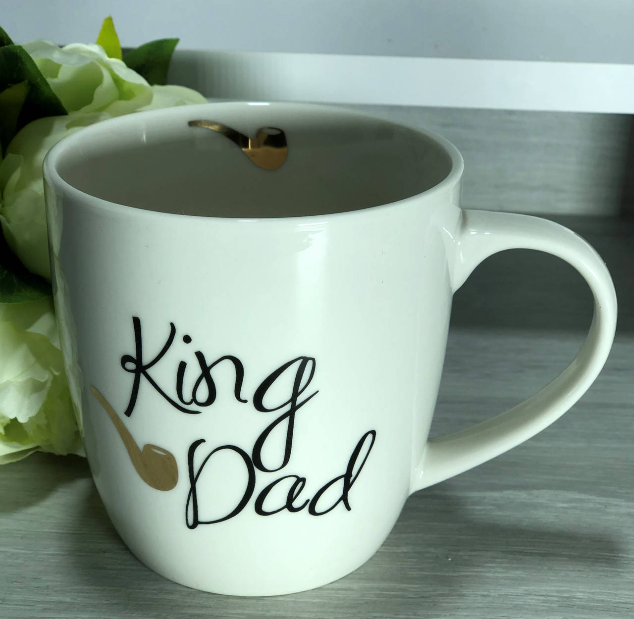 

Кружка Фарфоровая "King Dad" 520мл (577-524D), Белый