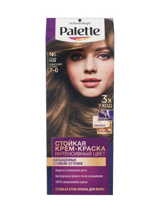 

Краска для волос Palette 7-0 (Средне-русый)