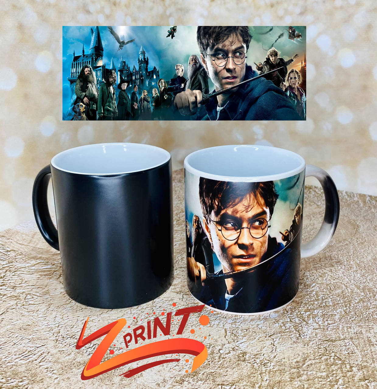 

Чашка хамелеон Гарри Поттер ( Harry Potter ), Черный