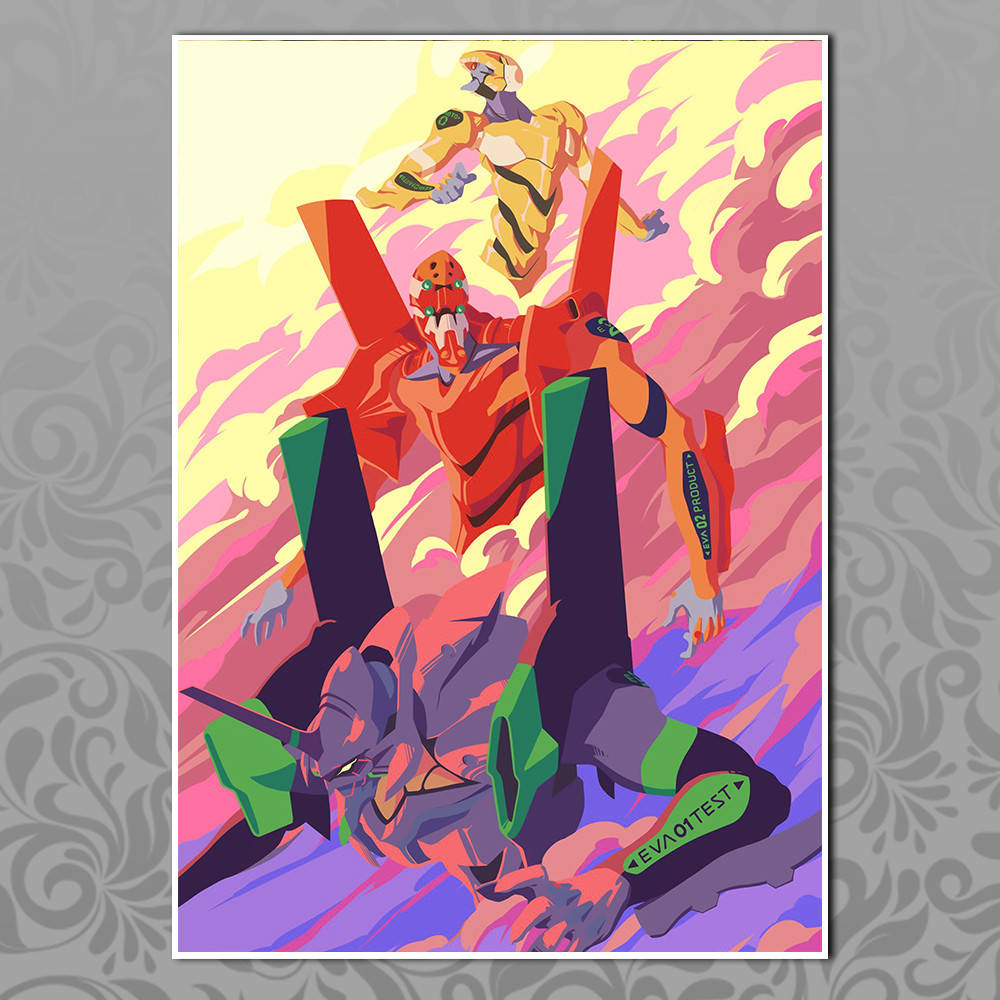 

Плакат Аниме Evangelion 013