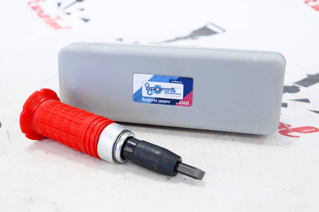 

Ударно-поворотная отвертка 1/2" с набором бит 7 ед Profline 63431
