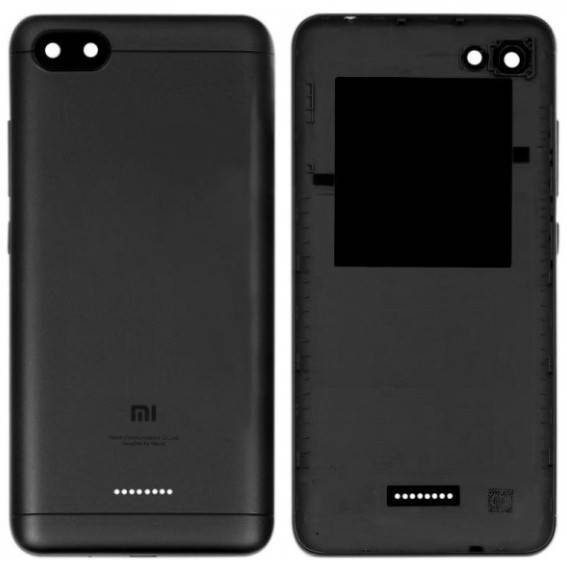 

Задняя часть корпуса Xiaomi Redmi 6A Black, Черный