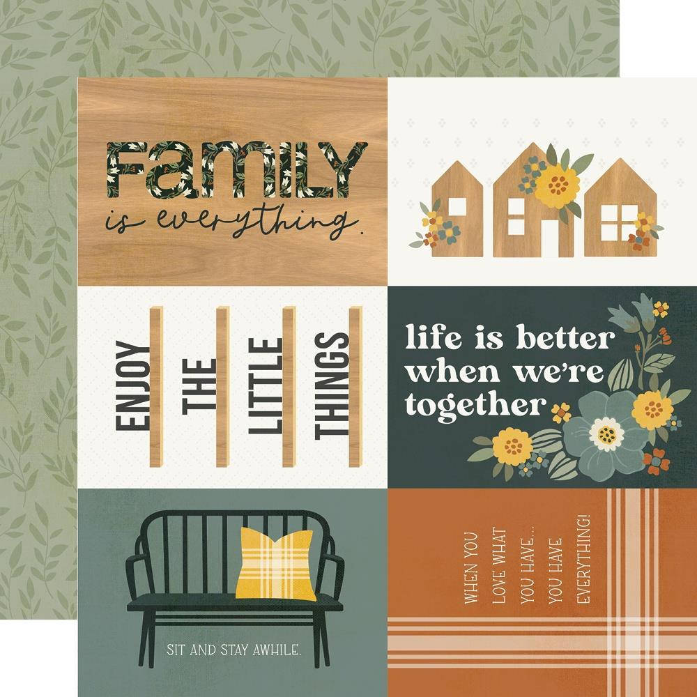 

Папір двосторонній - 10х15 Elements - Heart & Home - Simple Stories - 30x30