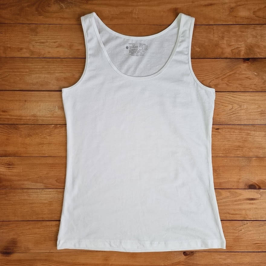 

Женская майка белая, размер M/L, Белый