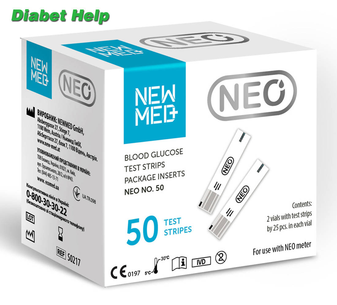 

Тест-полоски НьюМед НЕО (NewMed Neo) 50 штук