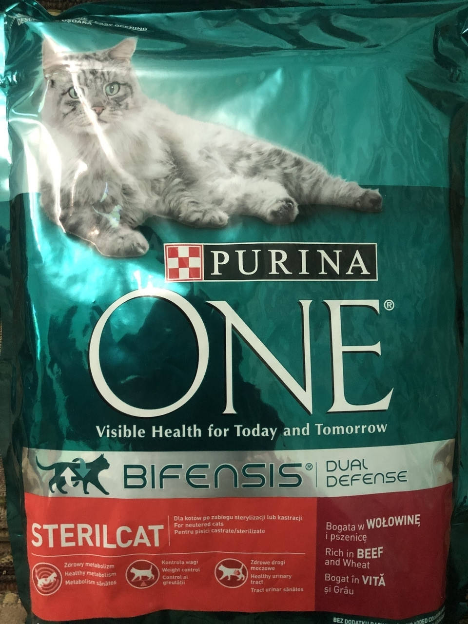 

Purina One для стерилизованых кошек.