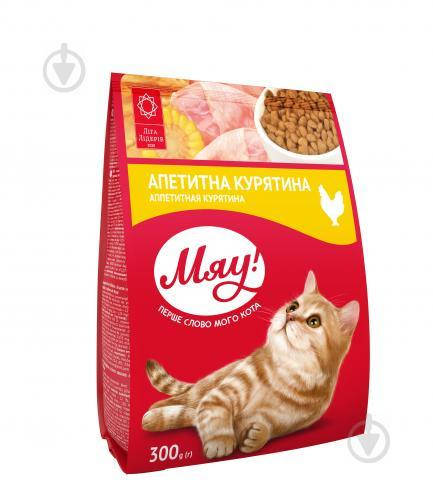 

Сухой корм МЯУ для кошек с курицей, 300 г