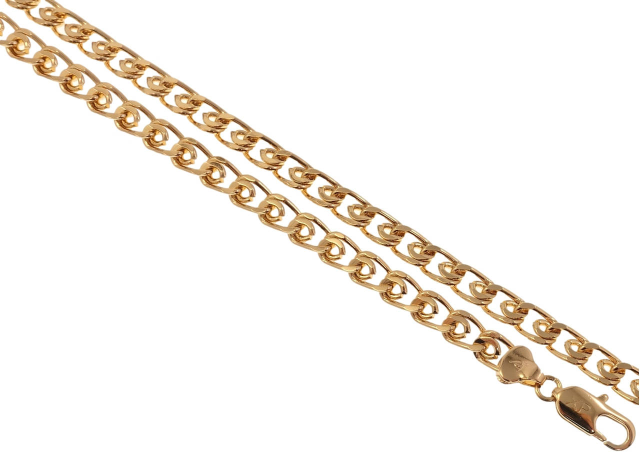 

Цепочка Xuping Позолота 18K "Плетение Лав" длина 50см х 7мм