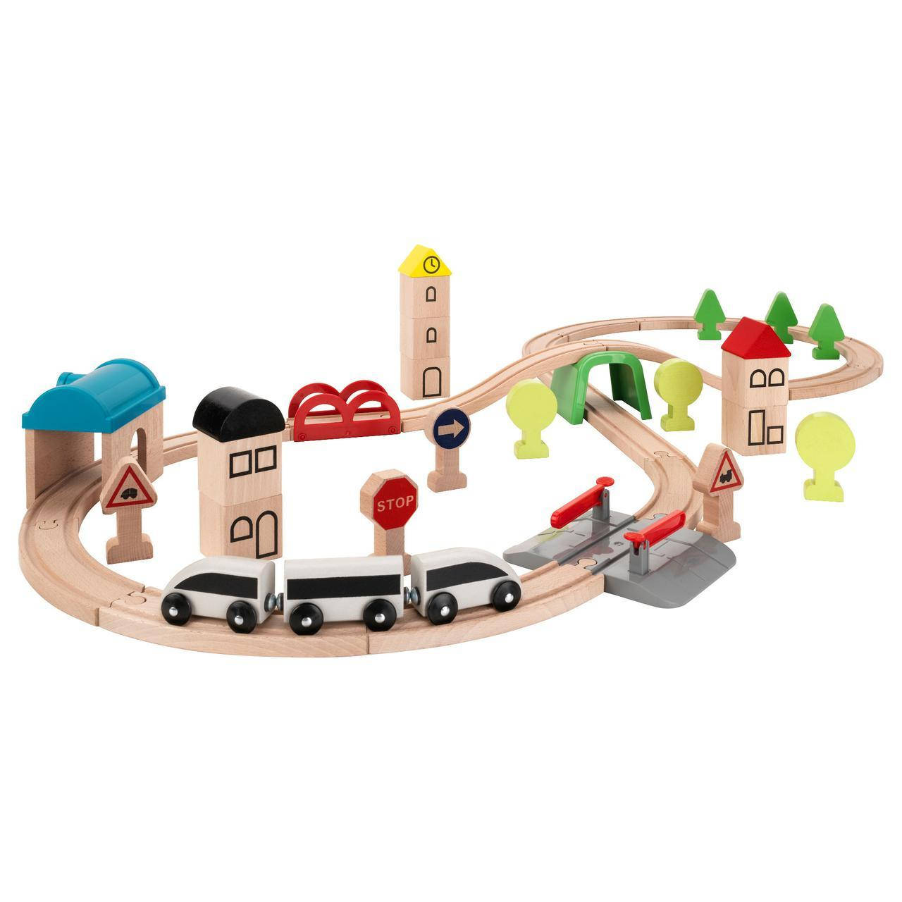 

IKEA LILLABO (203.300.66) Комплект из 45 предметов и набор треков