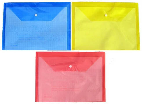 

Папка на кнопке А4 Saldo цветная Мy clear W209А