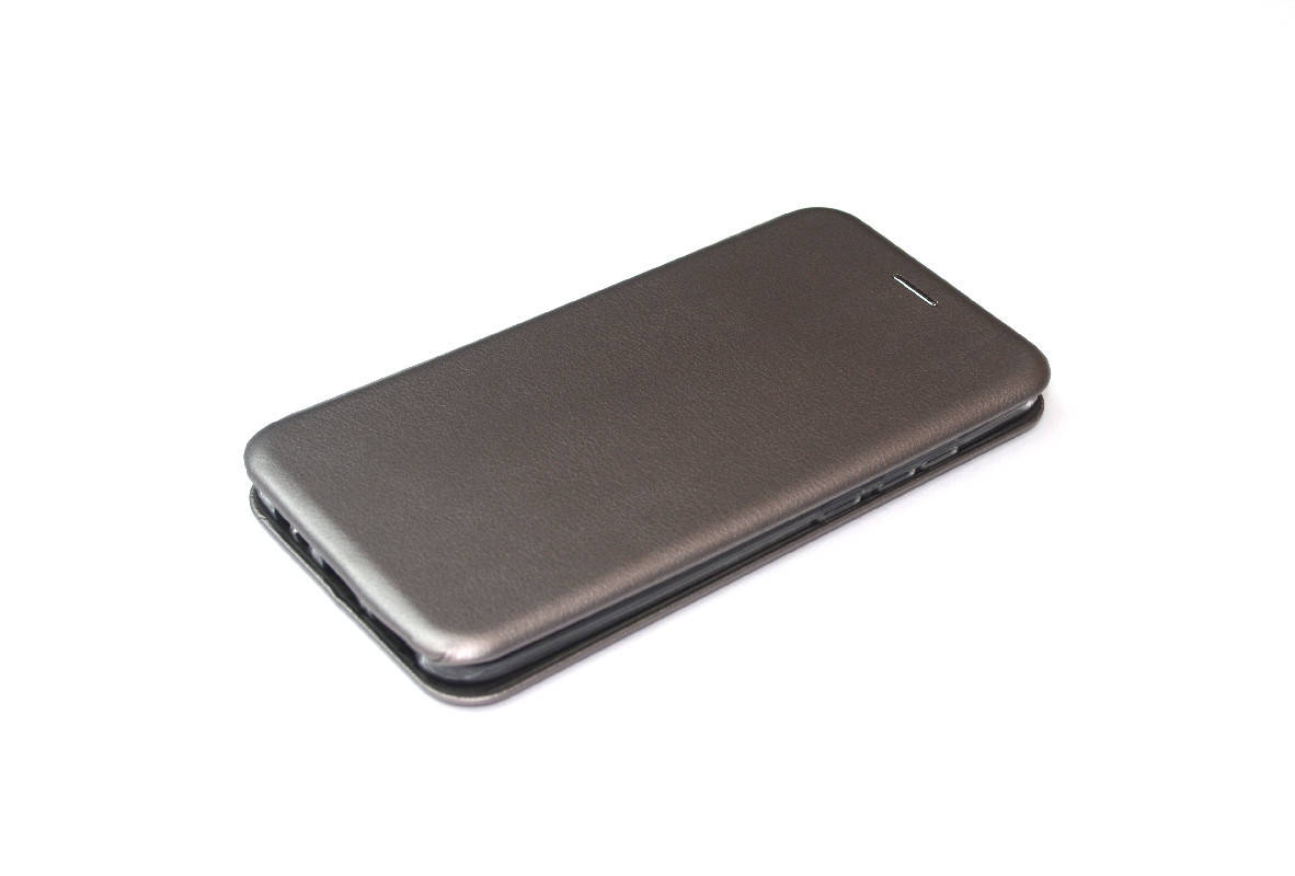 

Чехол книжка Level для Xiaomi Redmi 8 Экокожа Серый