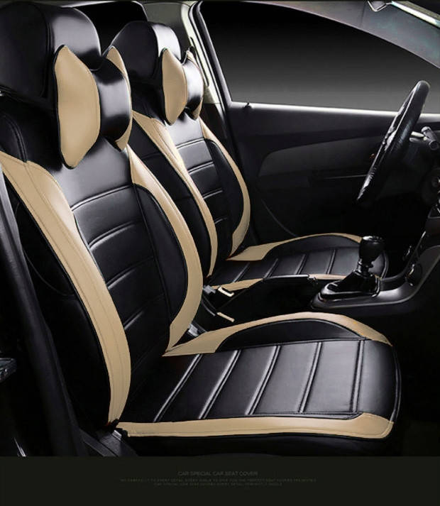 

Чехлы на сиденья Чери КуКу (Chery QQ) (модельные, НЕО Х, отдельный подголовник) Черно-бежевый