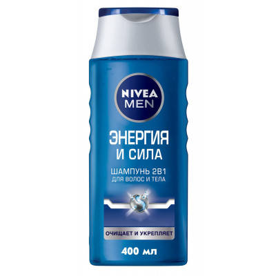 

Шампунь Nivea Men 2 в 1 Энергия и сила 400 мл (4005808256549)