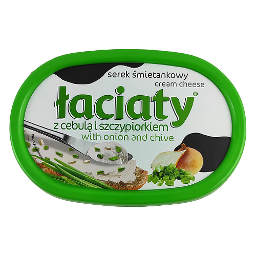 

Крем-сир Лаціата зелень і цибуля Łaciaty 135g 12шт/ящ (Код : 00-00003539)