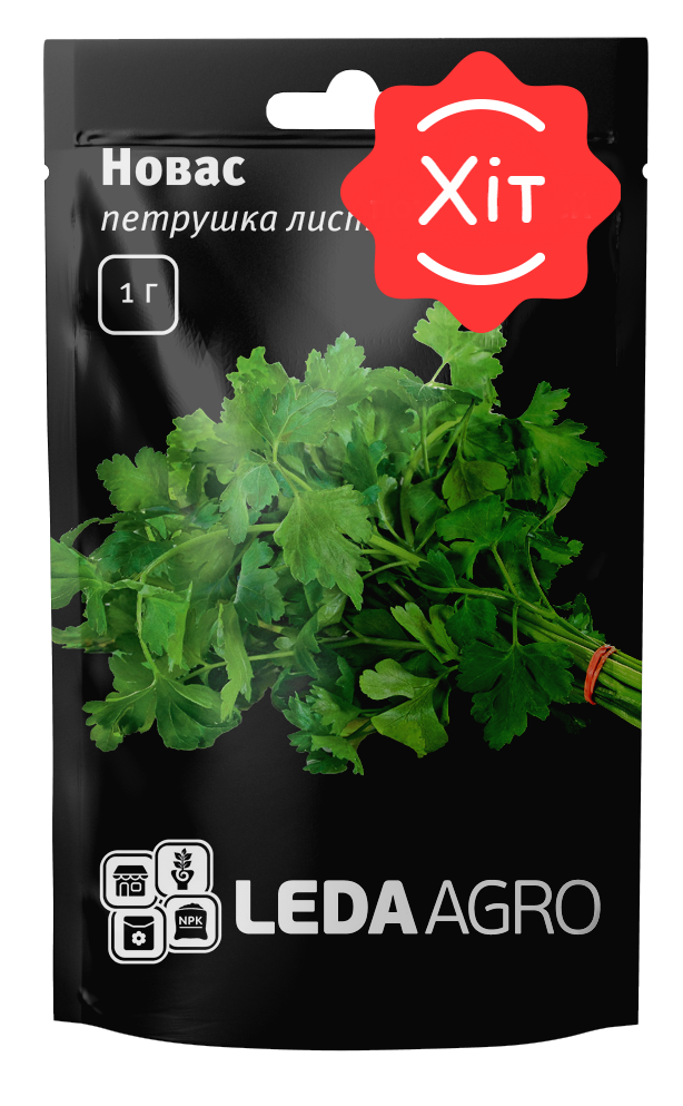 

Петрушка Листова Новас 1 г Leda Agro Насіння (Петрушка Листовая Новас Пряно-вкусовые растения Семена)