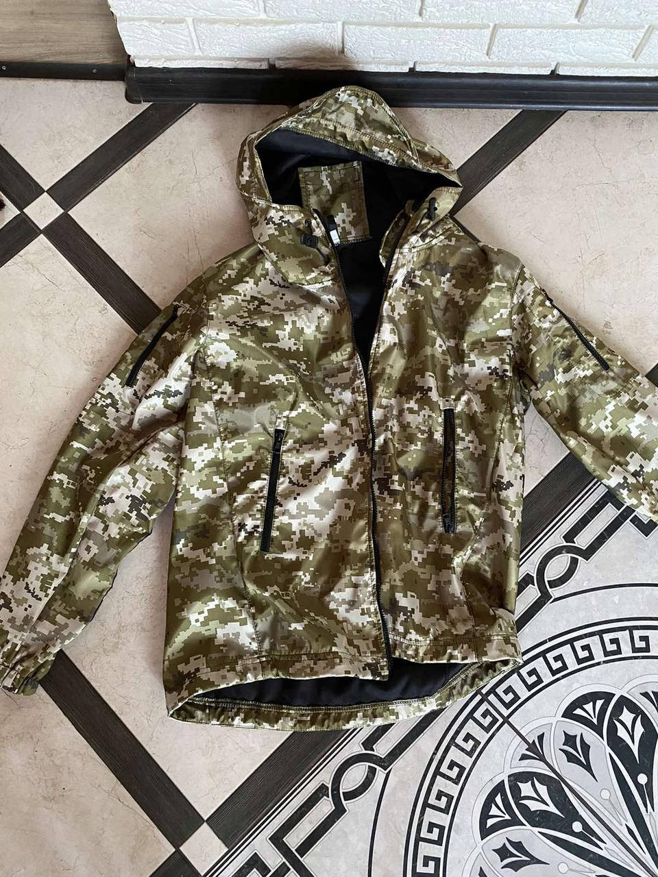 

Тактическая Куртка SoftShell Пиксель лето