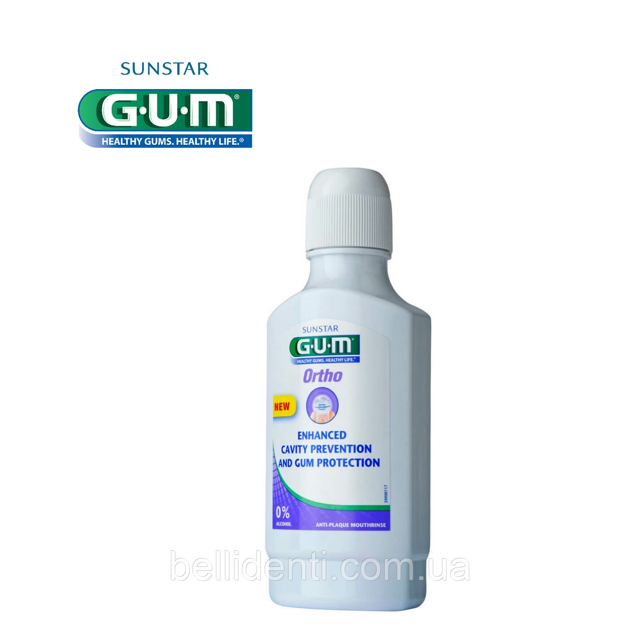 

Ополаскиватель для полости рта GUM Ortho 300 мл