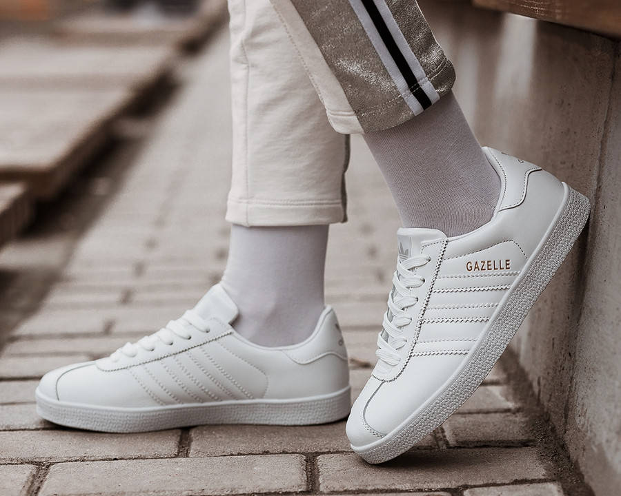 

Adidas Gazelle White, Белый