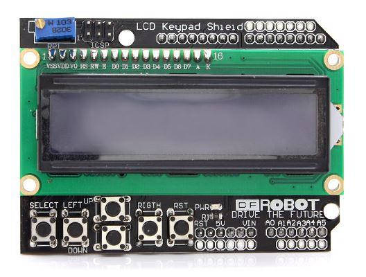 

LCD Keypad Shield модуль Arduino 1602 ЖК дисплей