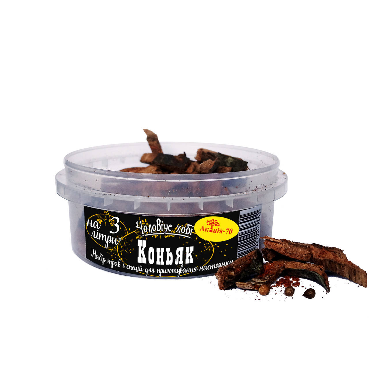 

Коньяк на 3 литра Набор трав и специй для настойки Акация-70