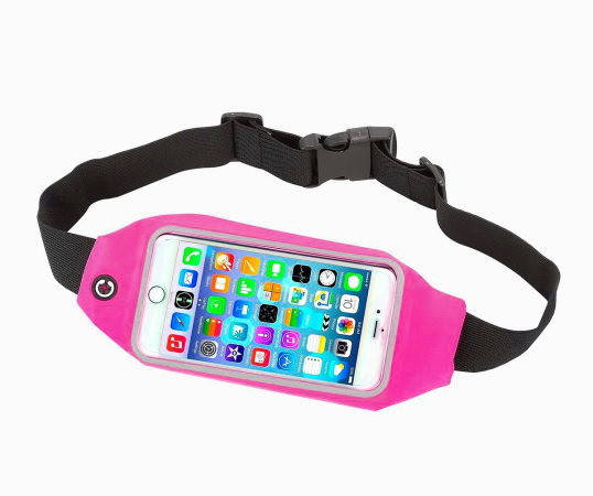 

Пояс Сумка для Телефона Сенсорний Чохол Бананка Тачскрін Touchscreen Спортивна Рожева, Розовый