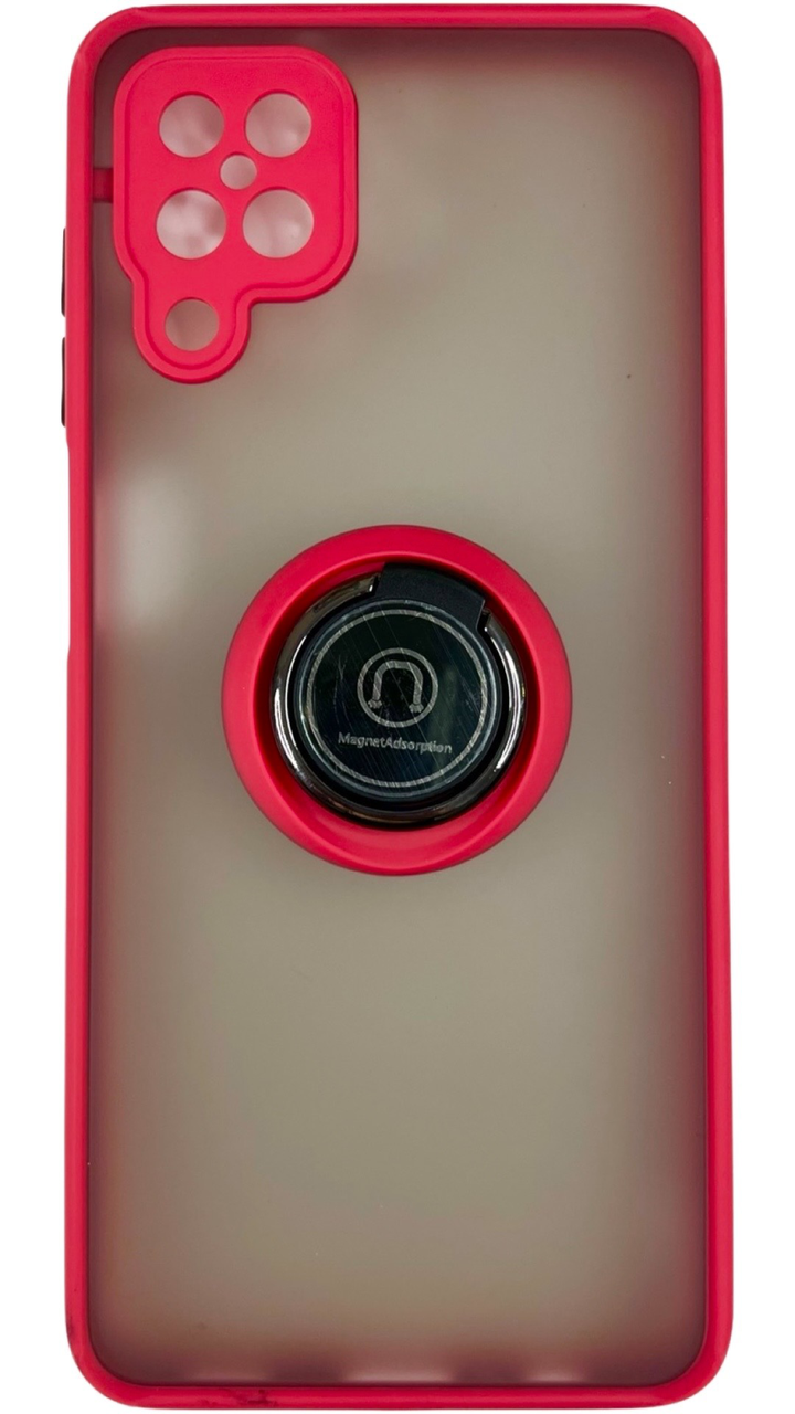

TPU чехол накладка Matte Ring Magnit для Samsung Galaxy M12 (на самсунг м12) красный, Разные цвета