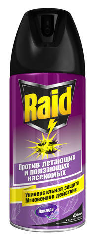 

Аерозоль Raid от летающих и ползающих 300ml