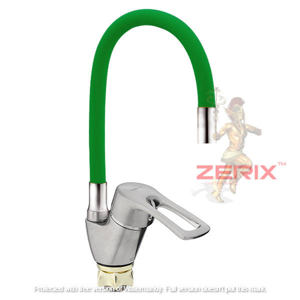

Смеситель для кухни ZERIX YUB 181 REFLECTOR GREEN, Зелёный