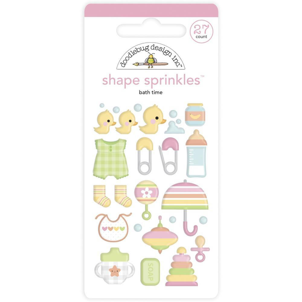 

Наклейки епоксидні - Bath Time - Bundle Of Joy - Doodlebug