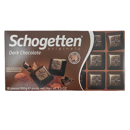 

Шоколад Шогеттен темний Schogetten dark 100g 15шт/ящ (Код : 00-00003813)