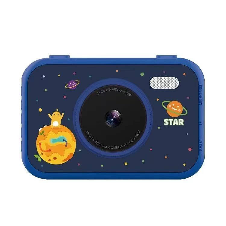 

Детский цифровой фотоаппарат Smart Kids TOY G10 Планеты Синий 2 камеры 40MP 3.5" HD экран