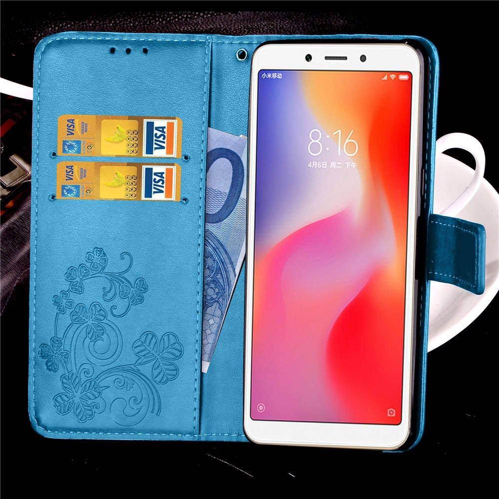 

Чехол Clover для Xiaomi Redmi 6 книжка кожа PU голубой