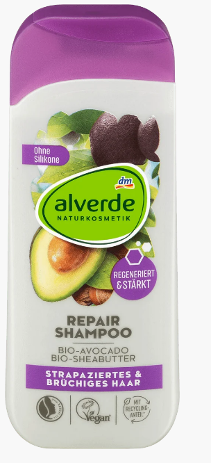 

Восстанавливающий шампунь alverde NATURKOSMETIK Repair Bio-Avocado, 200 ml Германия 4058172452239