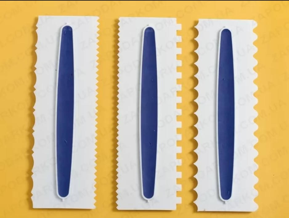 

Набор гребешков - шпателей для создания текстуры