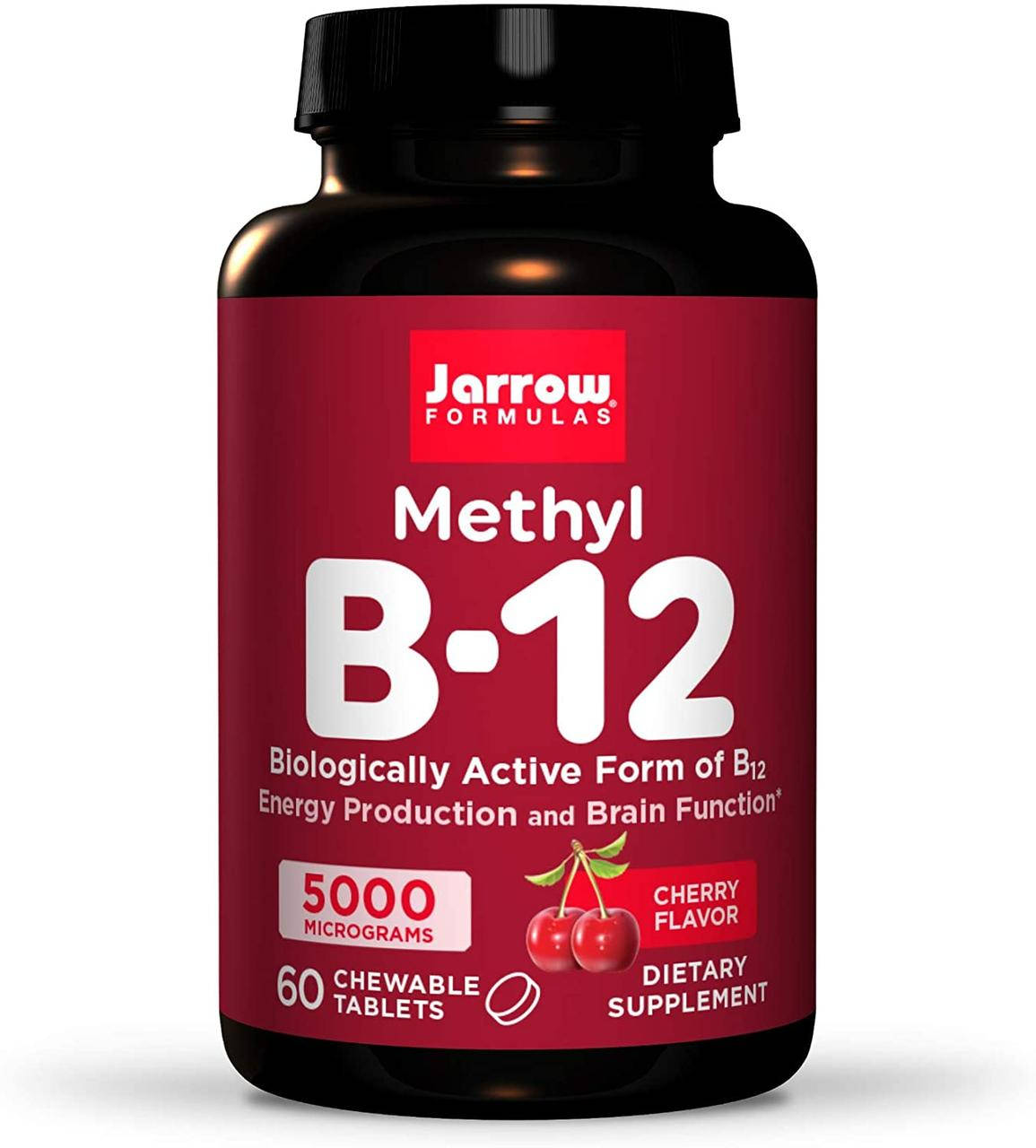

Jarrow Formulas Methyl B-12 5000 mcg 60 жевалок