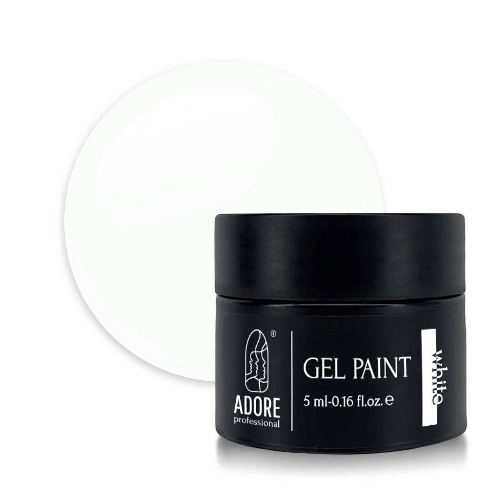 

Гель-краска ADORE Gel Paint №01 White 5 мл (17913Qu), Белый