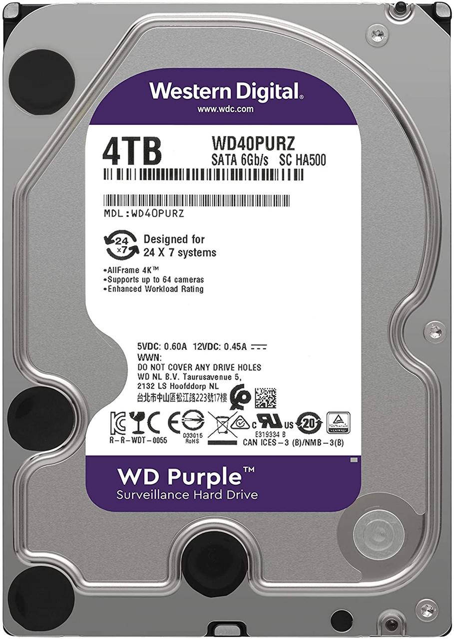 

Жесткий диск WD Purple (WD40PURZ) 4TB