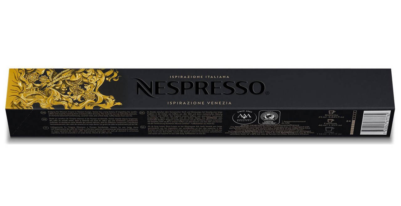 

Кофе Venezia Nespresso в капсулах (тубус 10 шт) Неспрессо Венеция фруктовый и карамельный купаж кофе