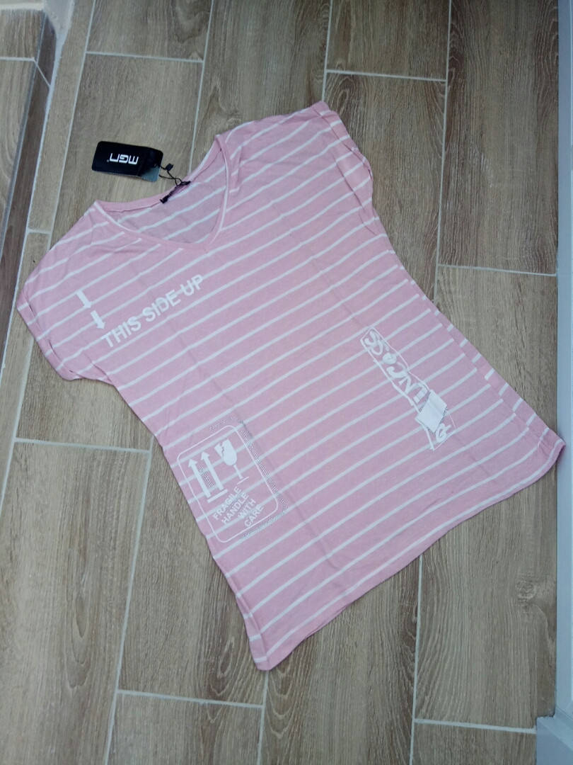 

Футболка женская в полоску мыс