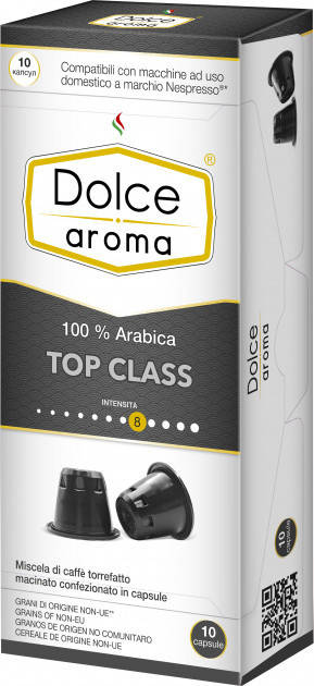 

Кофе в капсулах Dolce Aroma Top Class, 10 капсул Nespresso