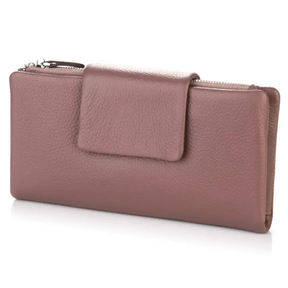 

Женский кожаный кошелек Vermari 3046-1 TARO COLRO, Розовый