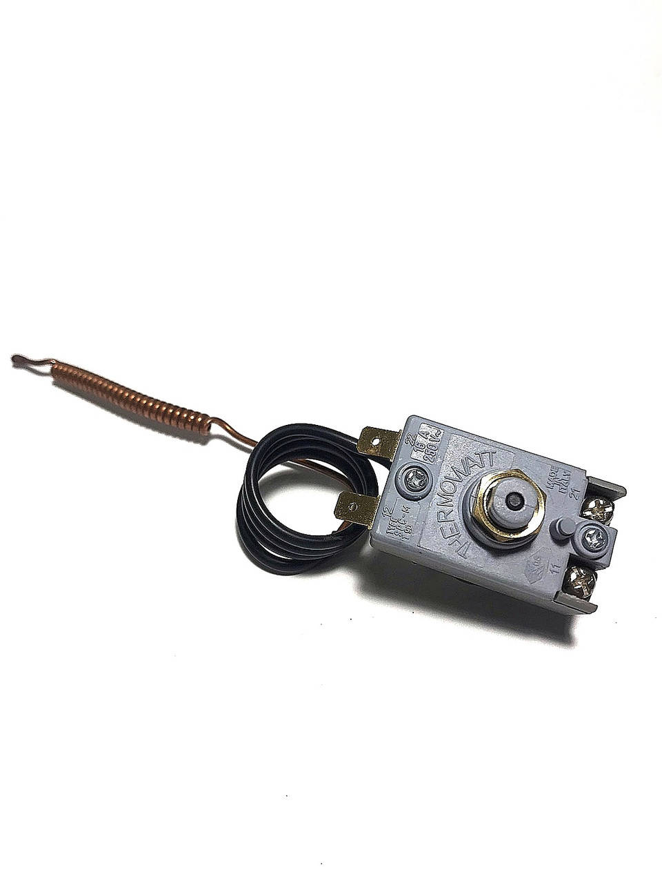 

Термостат для бойлера аварийный капиллярный на 105°C 20А для бойлера Thermex,Оригинал.