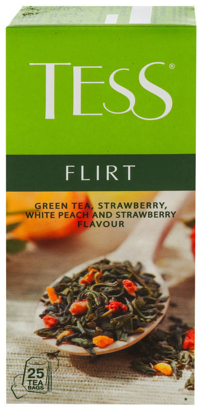 

Чай зелений Tess Flirt 1,5г*25п