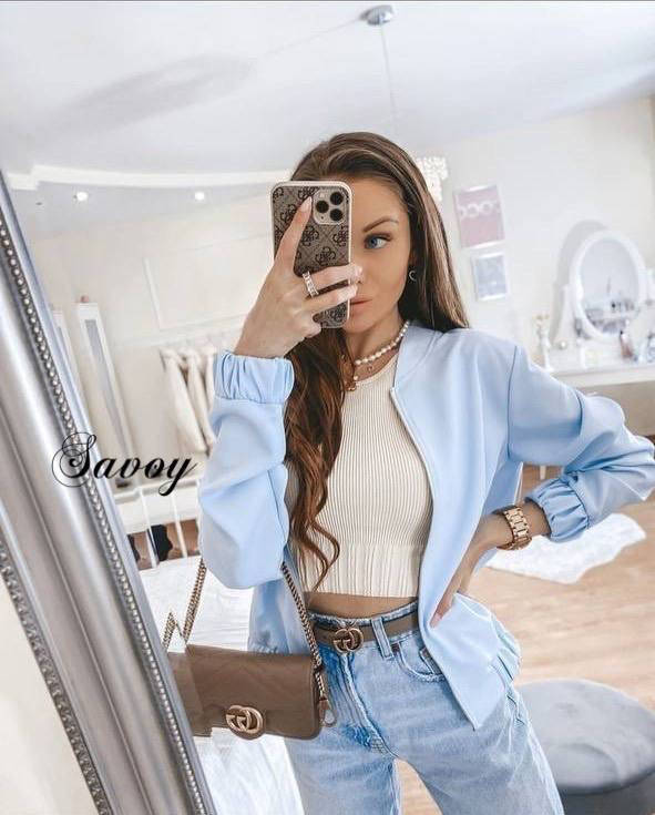 

Бомбер женский ветровка стильная женская (разные цвета)