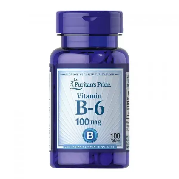 

Витамин В6 пиридоксин Puritan's Pride Vitamin B-6 100 mg 100 tablets